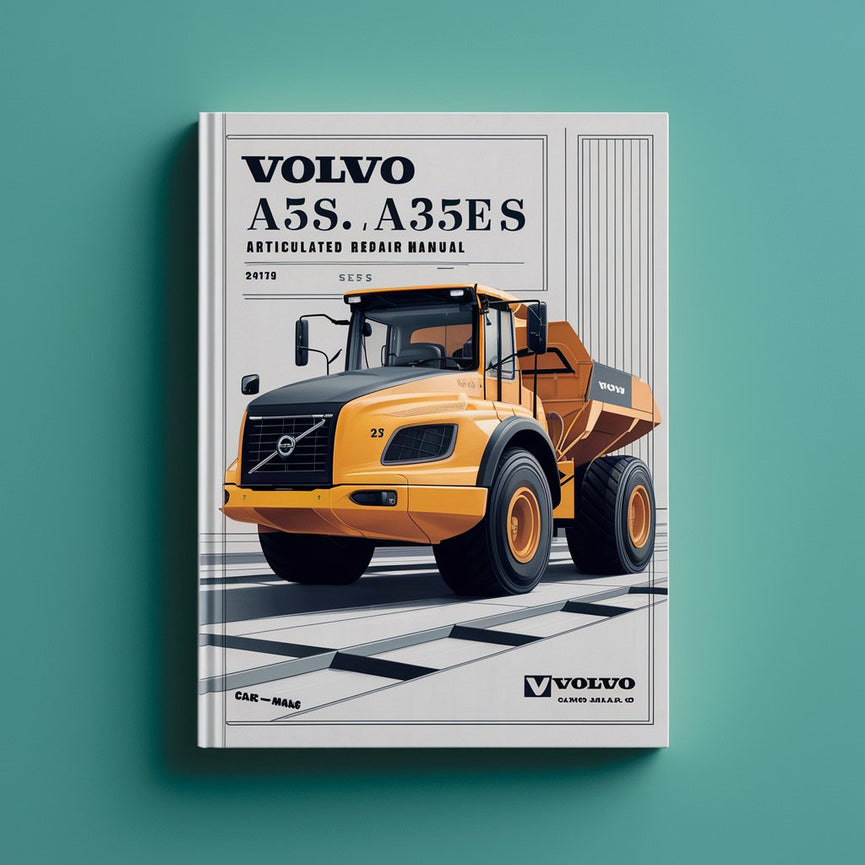 Manual de servicio y reparación del camión volquete articulado Volvo A35E FS A35EFS