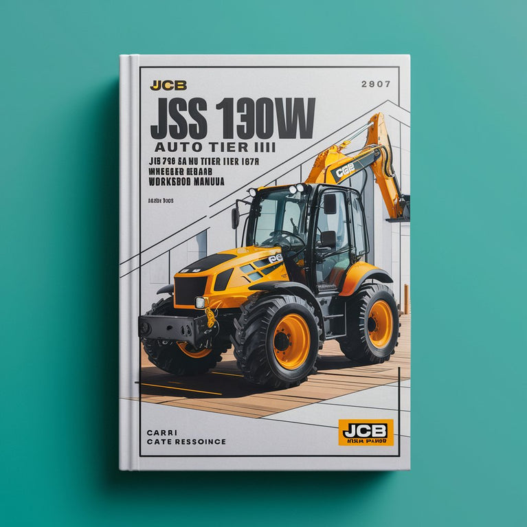 Manual de taller y reparación de excavadoras de ruedas JCB JS130W Auto Tier III JS145W Auto Tier III JS160W Auto Tier III JS175W Auto Tier III