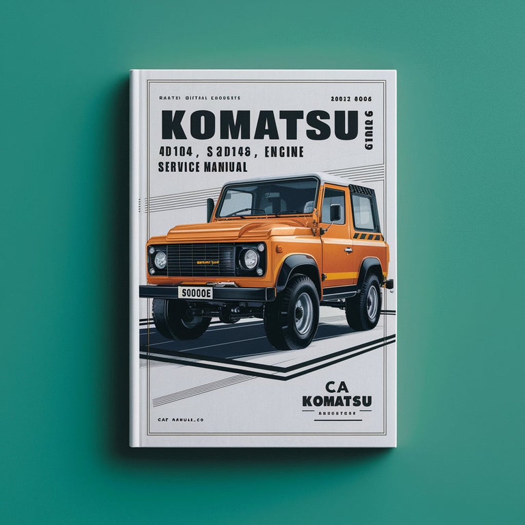 Manual de servicio y reparación del motor Komatsu 4D104E S4D104E