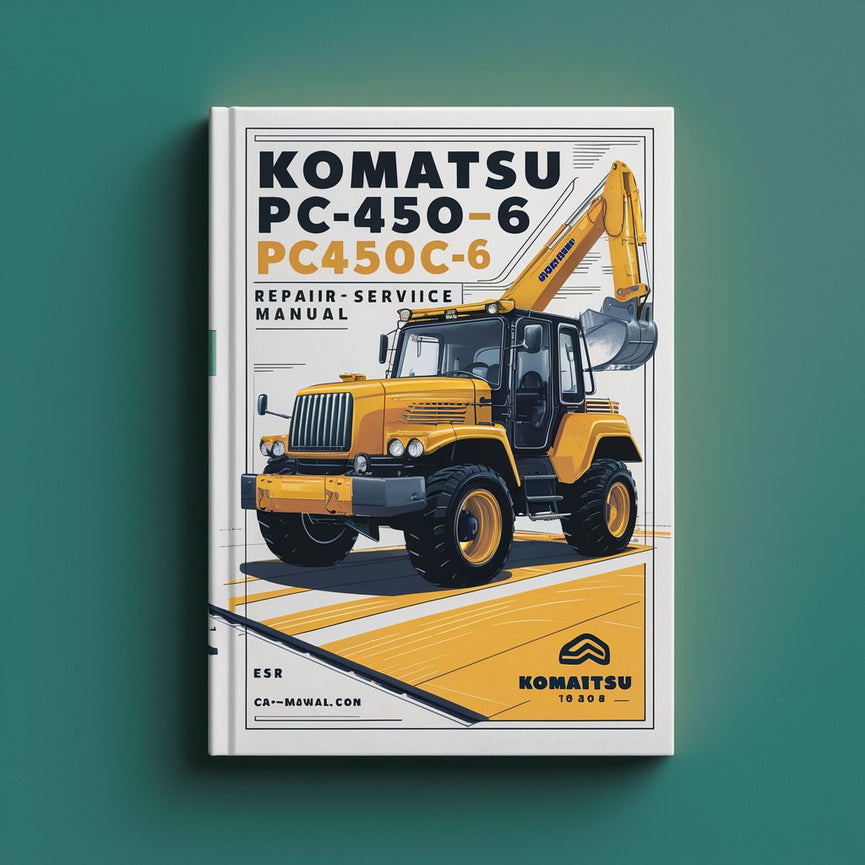 Manual de servicio y reparación de excavadoras Komatsu PC450-6 PC450LC-6