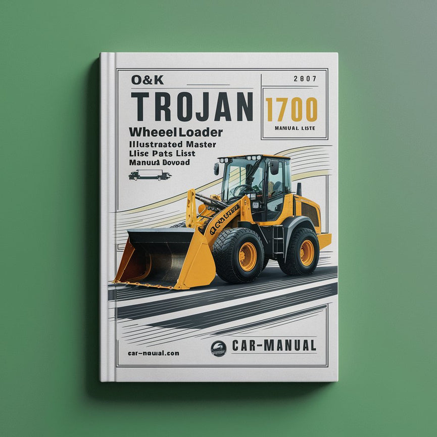 O&K TROJAN 1700 Wheel Loader Illustrated Master Parts List Manual (Manual No TB071)