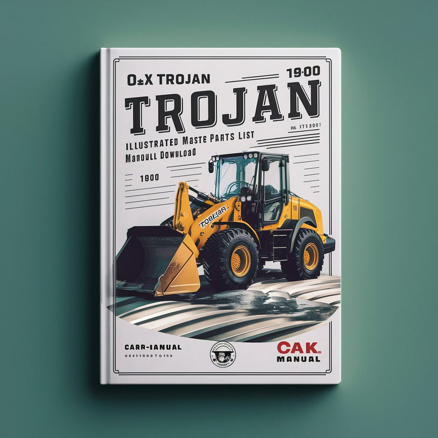 O&K TROJAN 1900 Wheel Loader Illustrated Master Parts List Manual (Manual No TB067)