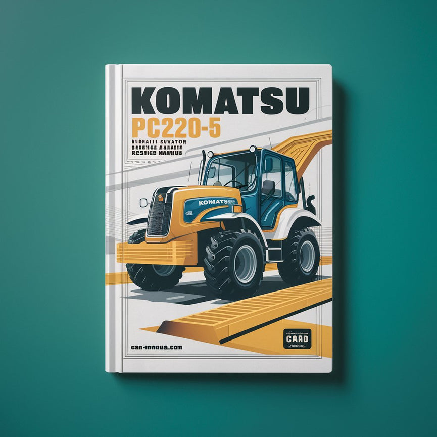 Manual de servicio y reparación de la excavadora hidráulica Komatsu PC220-5