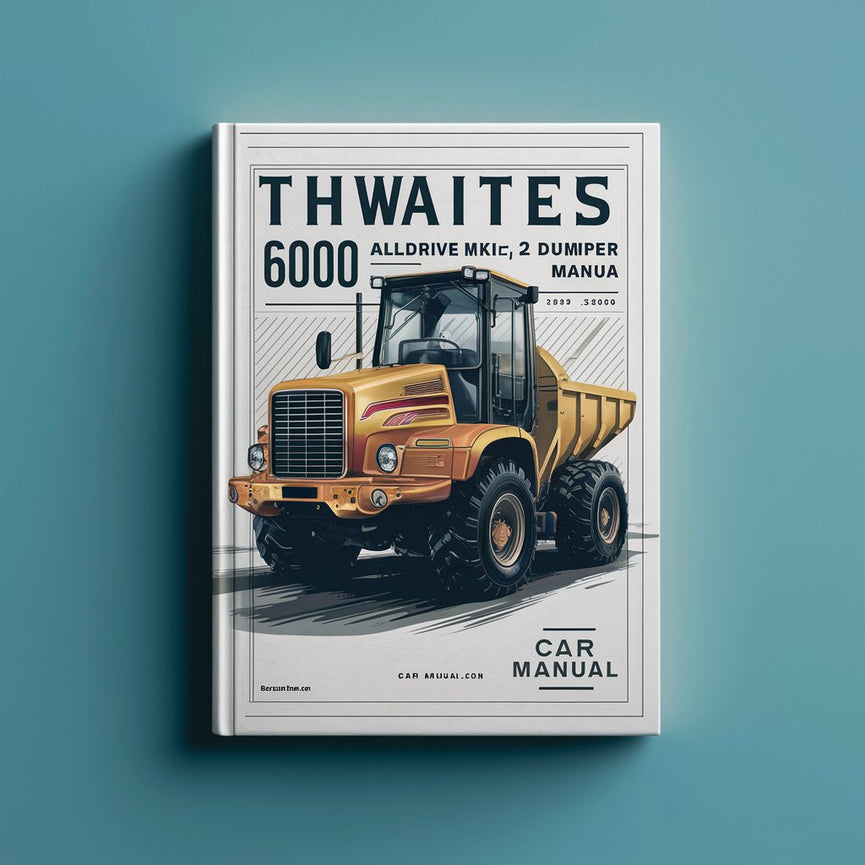 Manual de taller y reparación del dumper Thwaites 6000 ALLDRIVE MKII 2