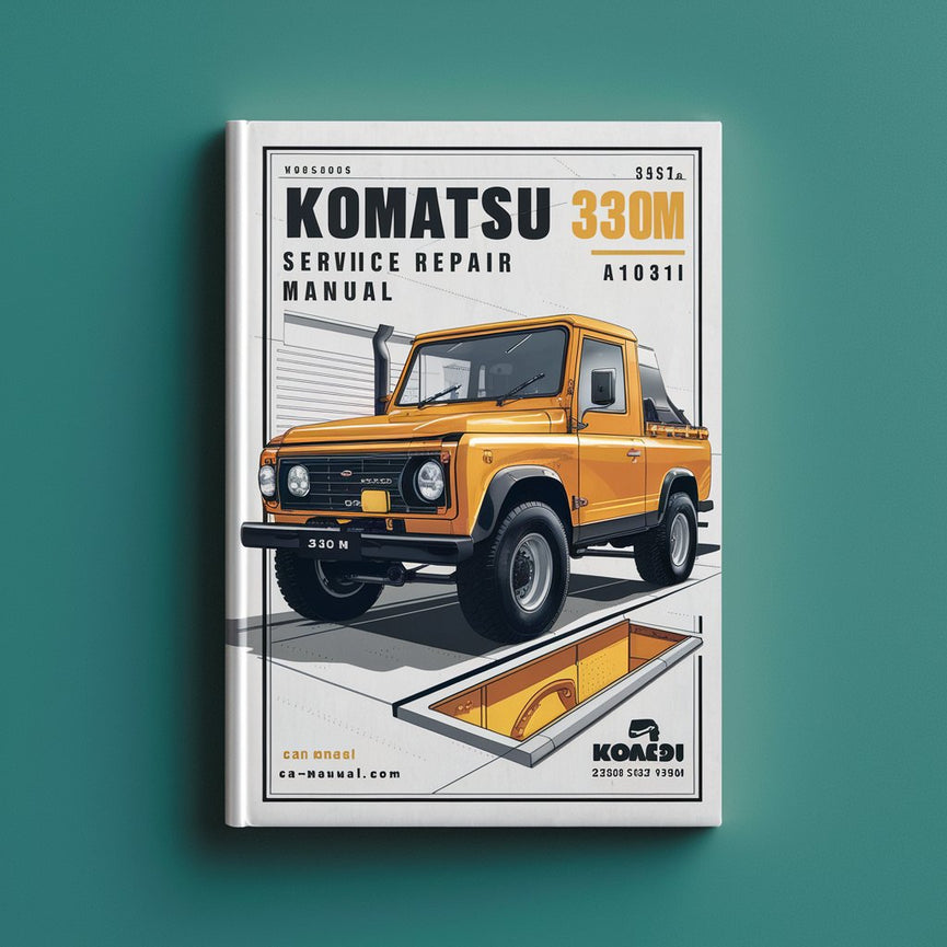 Manual de servicio y reparación de Komatsu 330M A10190 - A10211