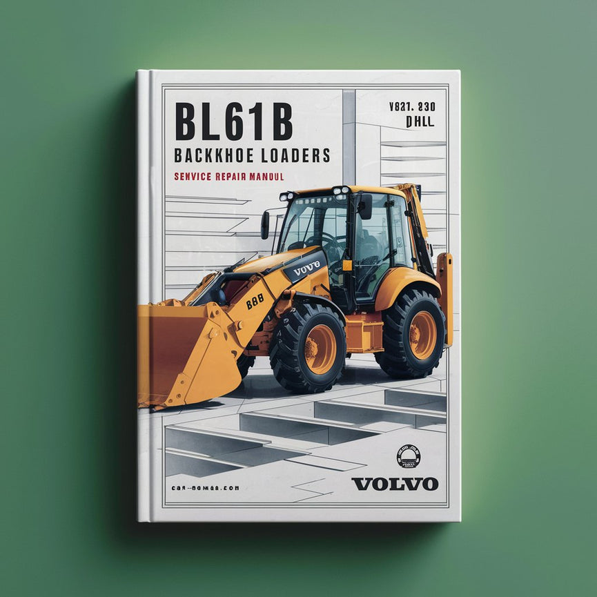 Manual de servicio y reparación de retroexcavadoras cargadoras VOLVO BL61B (BHL)