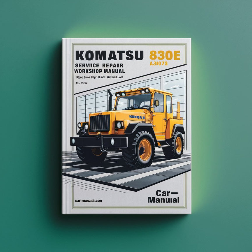 Manual de taller de reparación y servicio de Komatsu 830E A30650 - A30676