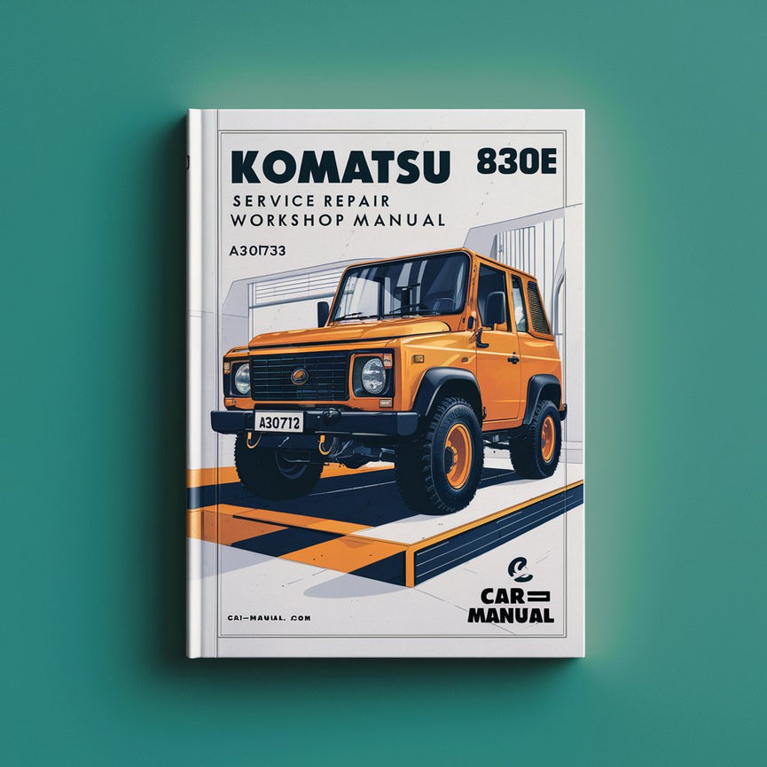 Manual de taller de reparación y servicio de Komatsu 830E A30710 - A30732