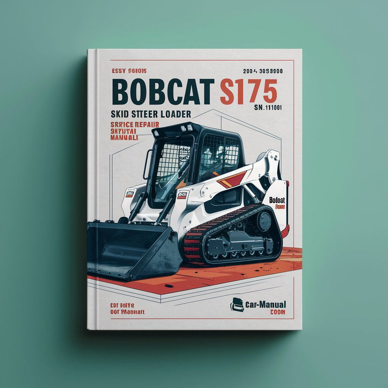 Manual de reparación y servicio de la minicargadora BOBCAT S175 SN A8NZ11001-A8NZ59999