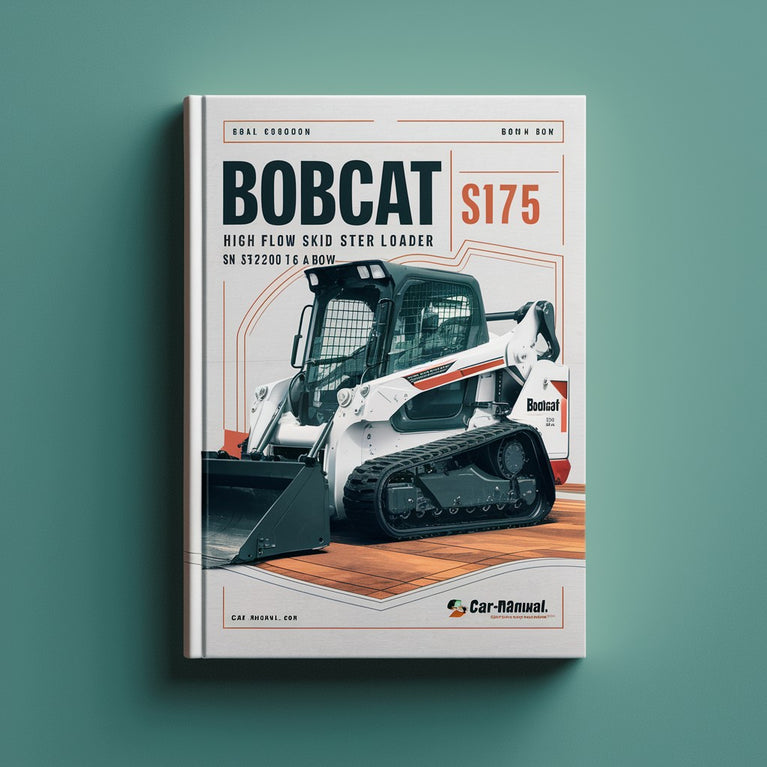 Manual de reparación y servicio de minicargadoras BOBCAT S175 de alto caudal, SN 519215001 y superiores