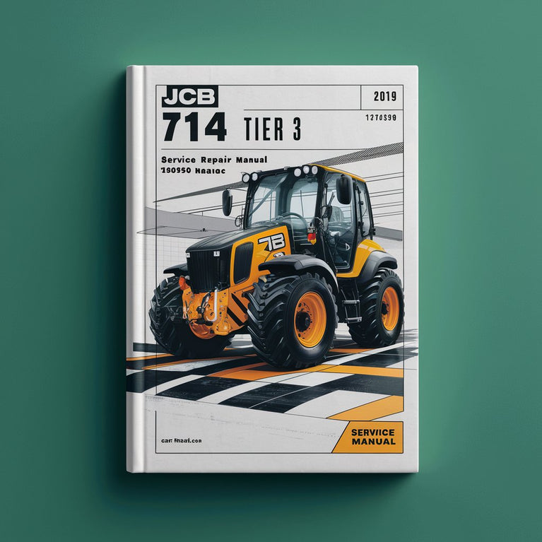 Manual de servicio y reparación JCB 714 ADT Tier 3 SN 1304500-1304599