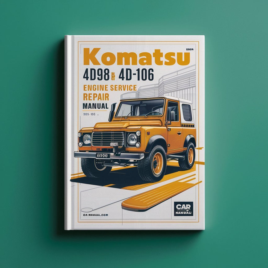 Manual de servicio y reparación del motor Komatsu 4D98 4D106 S4D106