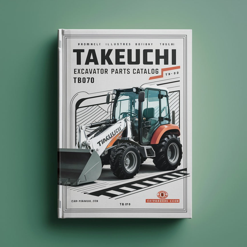 Catalogue de pièces détachées pour la carrosserie de l'excavatrice TAKEUCHI TB070