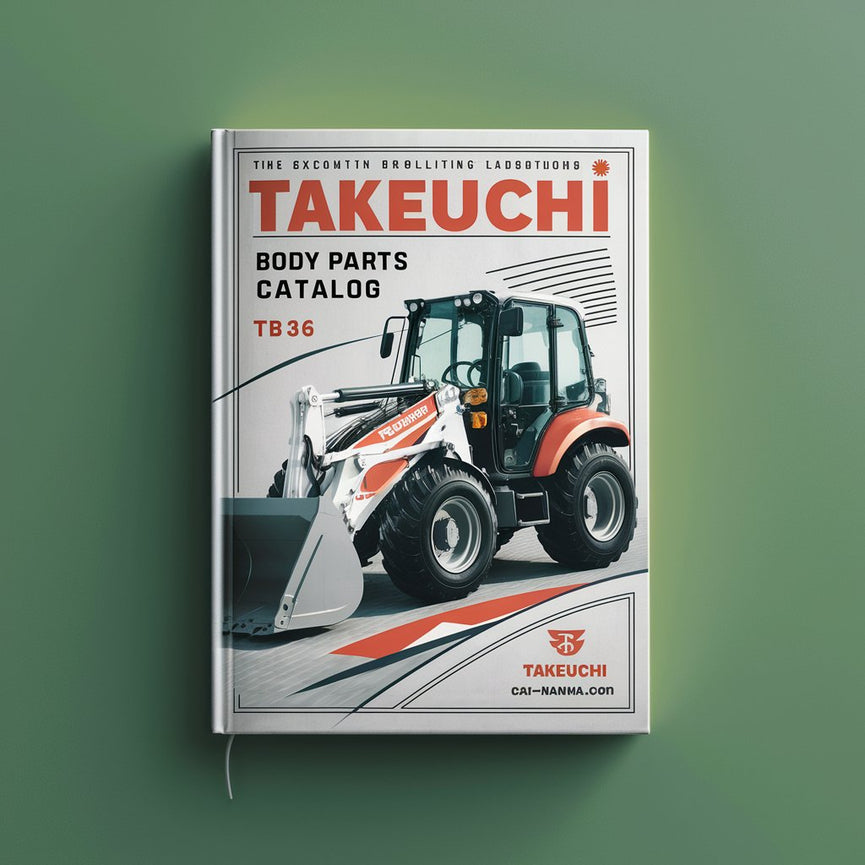 Catalogue de pièces détachées pour excavatrice TAKEUCHI TB36