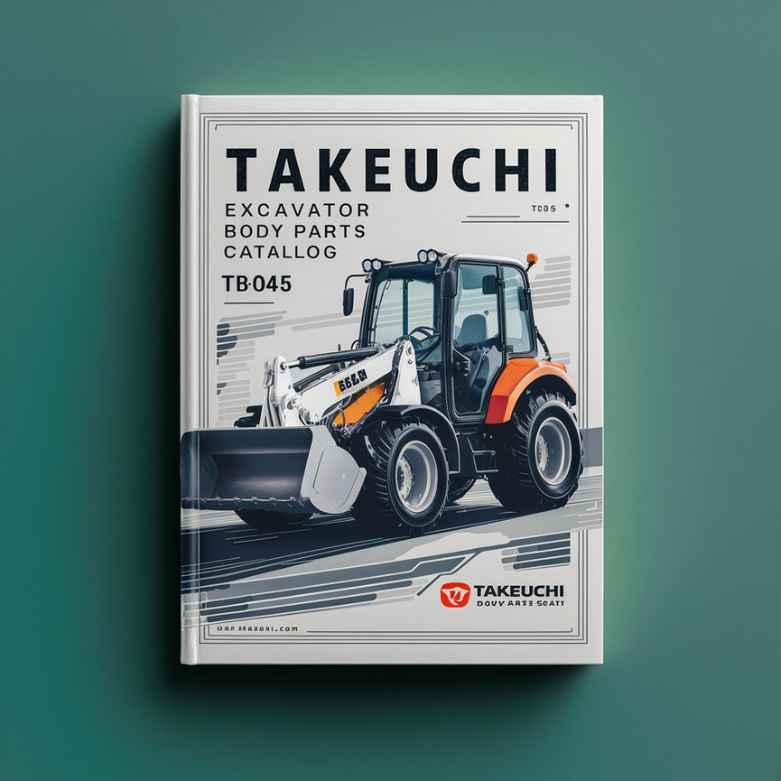 Catalogue de pièces détachées pour excavatrice TAKEUCHI TB045