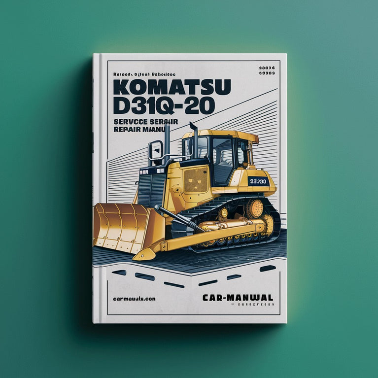 Manual de servicio y reparación de la topadora Komatsu D31Q-20