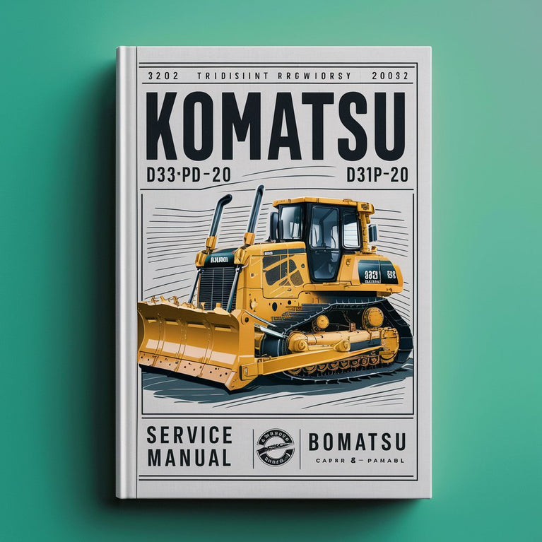 Manual de servicio y reparación de topadoras Komatsu D31E-20 D31P-20 D31PL-20 D31PLL-20 D31P-20A D31S-20 D31Q-20 D37E-5 D37P-5A