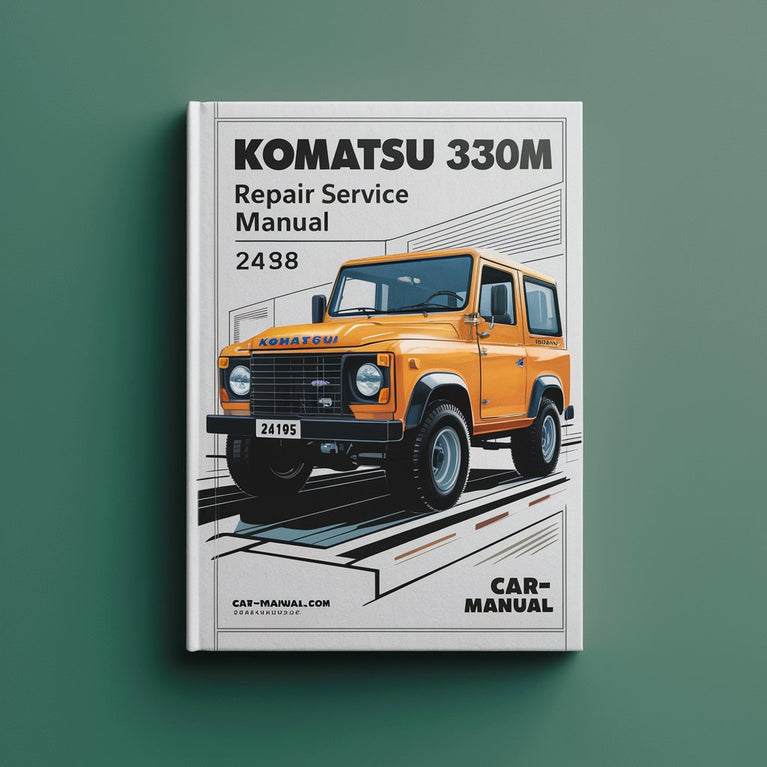 Manual de servicio y reparación de Komatsu 330M 24181 24195 24295 24330