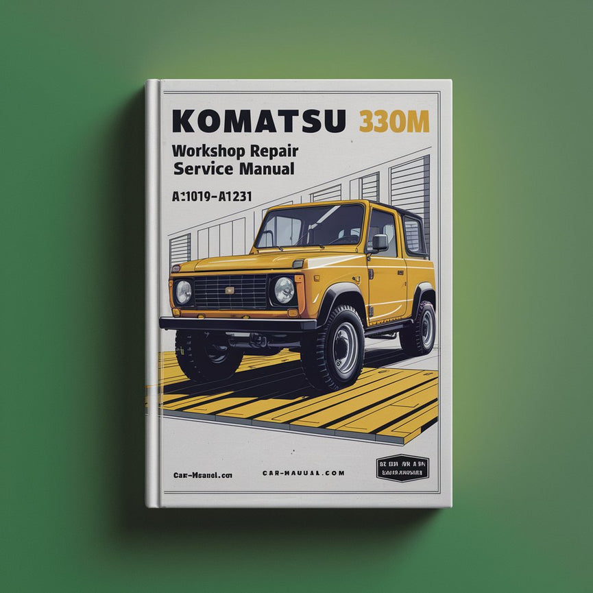 Manual de servicio y reparación del taller Komatsu 330M A10190 - A10211