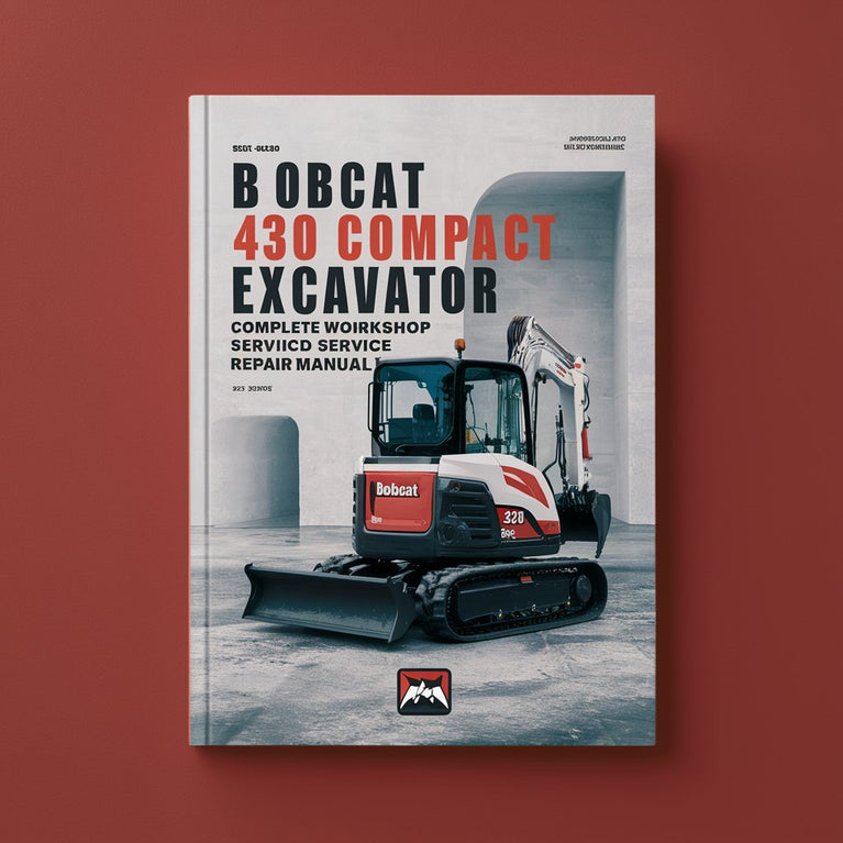 Manuel de réparation et d'entretien complet de l'excavatrice compacte Bobcat 430