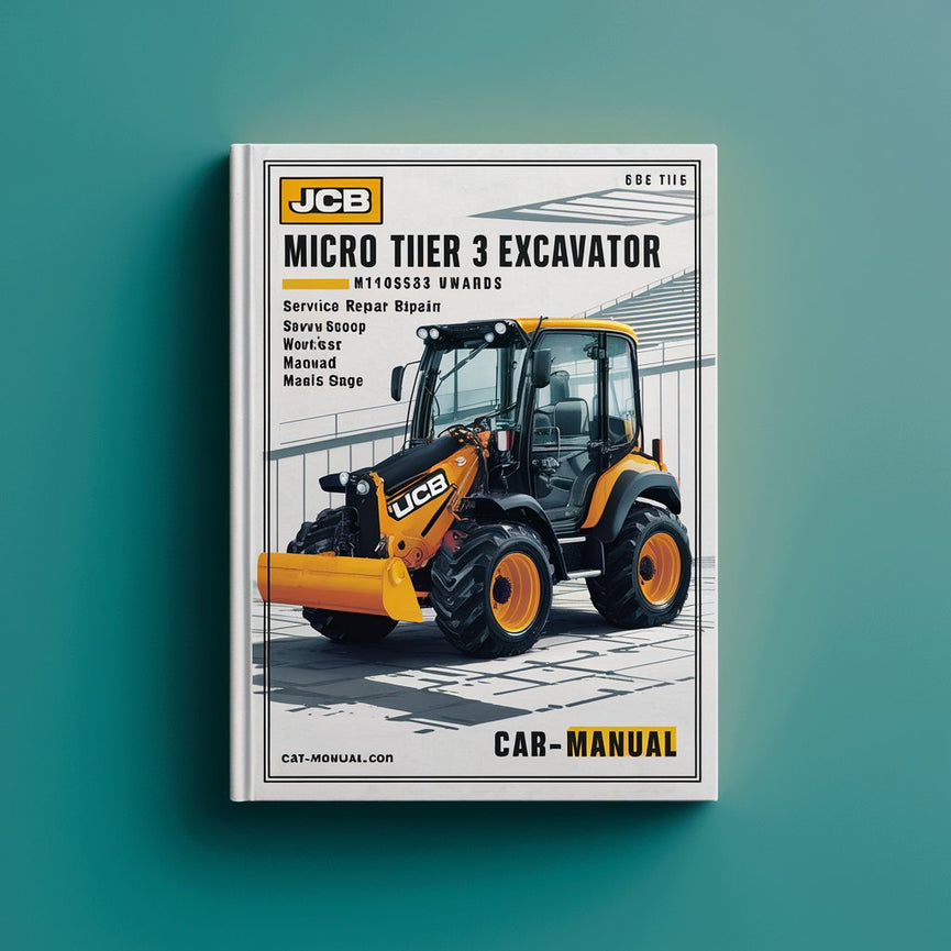 Manual de taller y reparación de excavadoras JCB Micro Tier 3 M1149553 en adelante