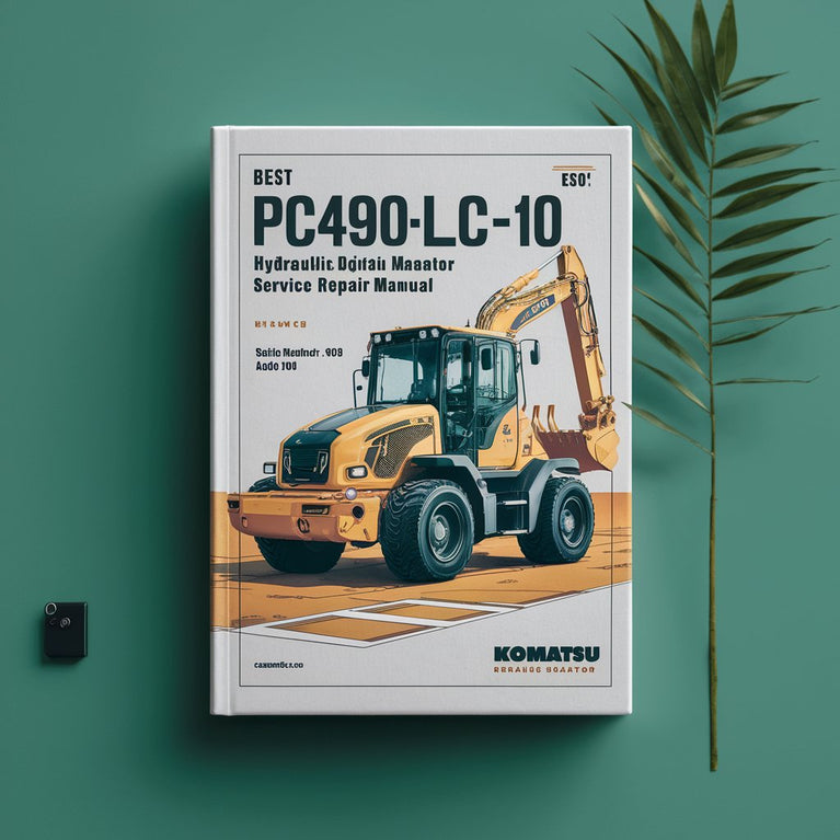 Mejor manual de servicio y reparación de excavadora hidráulica Komatsu PC490LC-10 (número de serie: A40001 y posteriores)