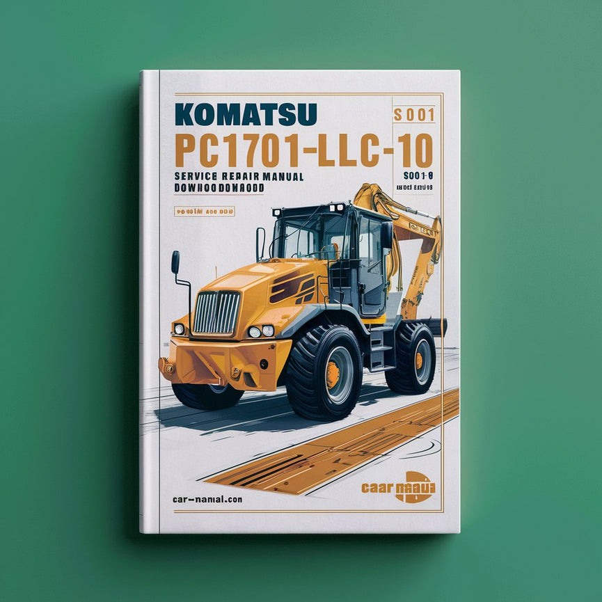 Manual de servicio y reparación de la excavadora hidráulica Komatsu PC170LC-10 (número de serie: 30001 y posteriores)