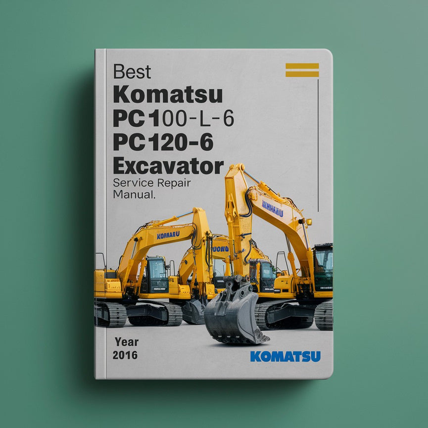 Mejor manual de servicio y reparación de excavadoras Komatsu PC100-6 PC100L-6 PC120-6 PC120LC-6 PC130-6