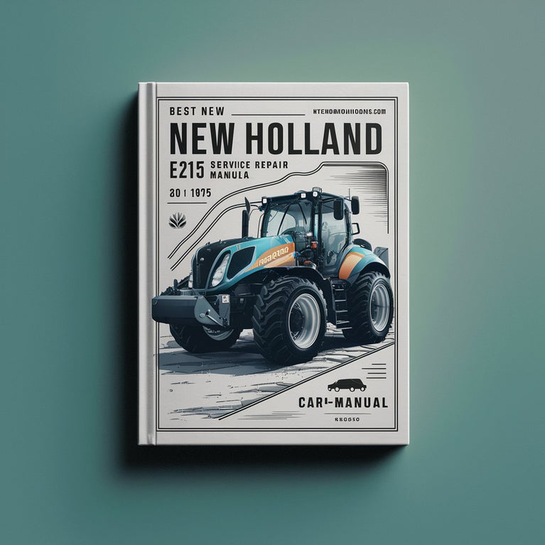 Mejor manual de servicio y reparación de excavadoras de cadenas New Holland E215