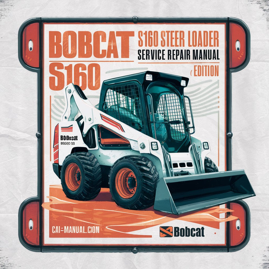 BOBCAT S160 SKID Steer Loader SN 524011001 & Above (EDITION 2011) Service Repair Manual