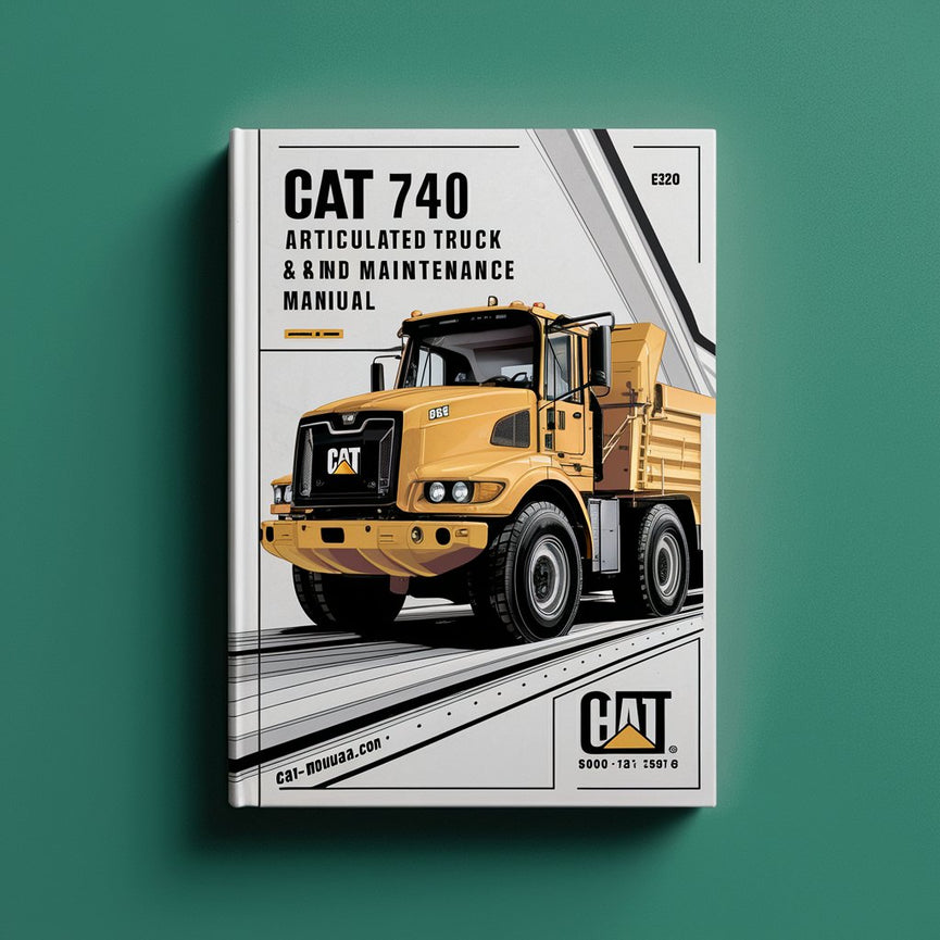 Manual de mantenimiento y del operador del camión articulado Cat 740