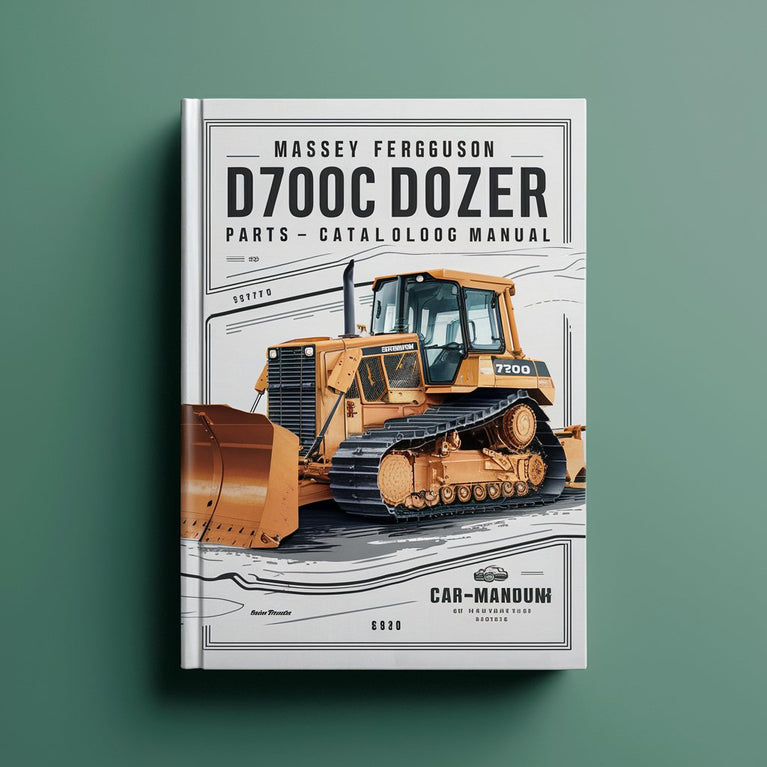 Massey Ferguson D700C Crawler Loader - Dozer Parts Catalog Manual PDF Download