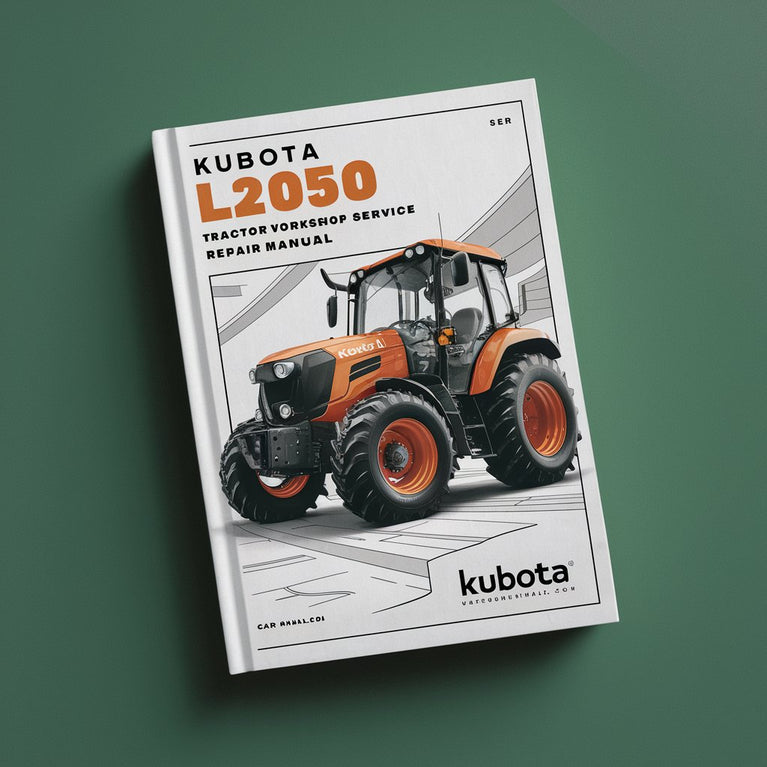 Manuel de réparation et d'entretien du tracteur Kubota L2050