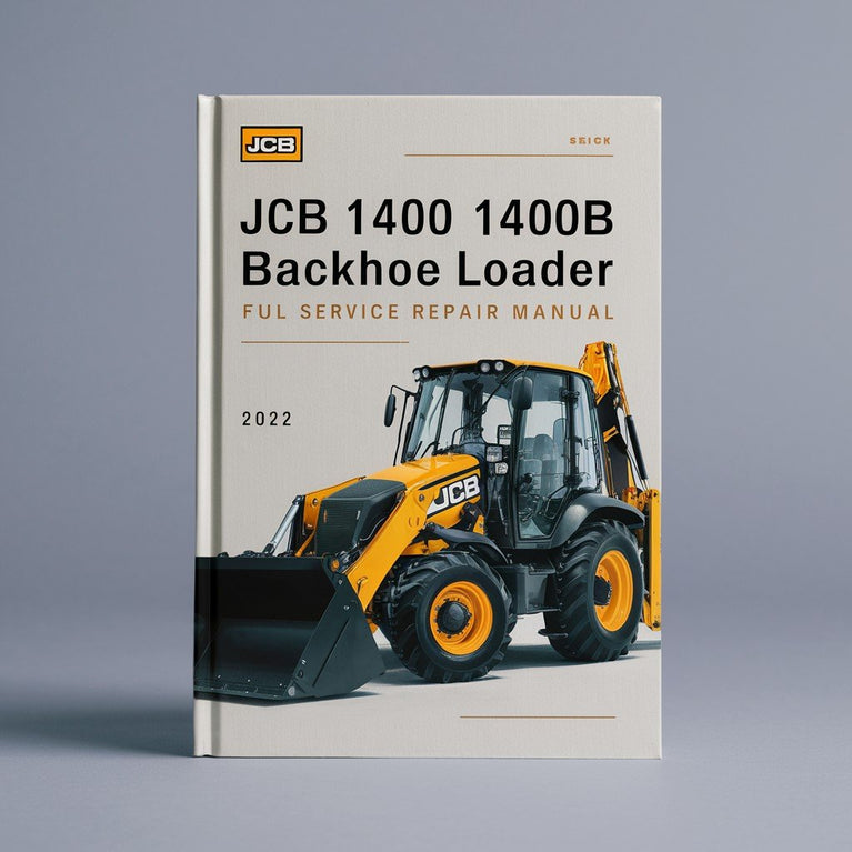 Manual de servicio y reparación completo de la retroexcavadora JCB 1400 1400B