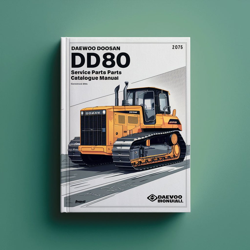 Catalogue de pièces détachées pour bulldozer DAEWOO DOOSAN DD80