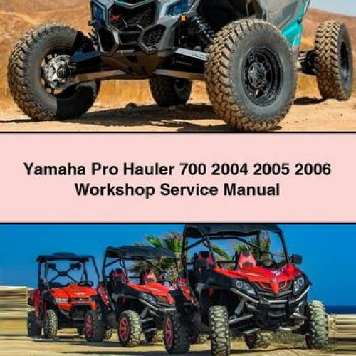 Manuel d'atelier et d'entretien Yamaha Pro Hauler 700 2004 2005 2006 Télécharger PDF