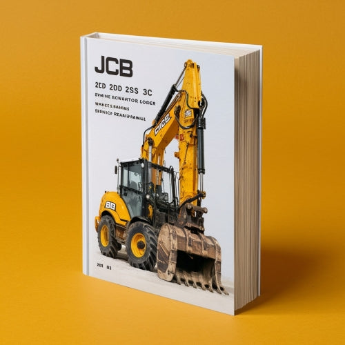 Manual de reparación y servicio del taller de excavadoras cargadoras Jcb 2d 2ds 3 3c 3cs 3d 700