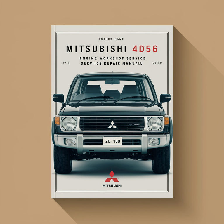 Mitsubishi 4D56 Engine Workshop Repair Service Manual PDF Download