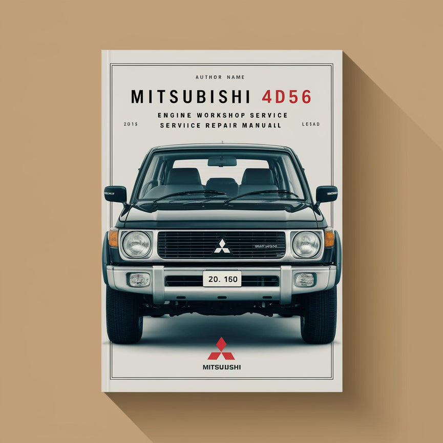 Manuel de réparation et d'entretien du moteur Mitsubishi 4D56