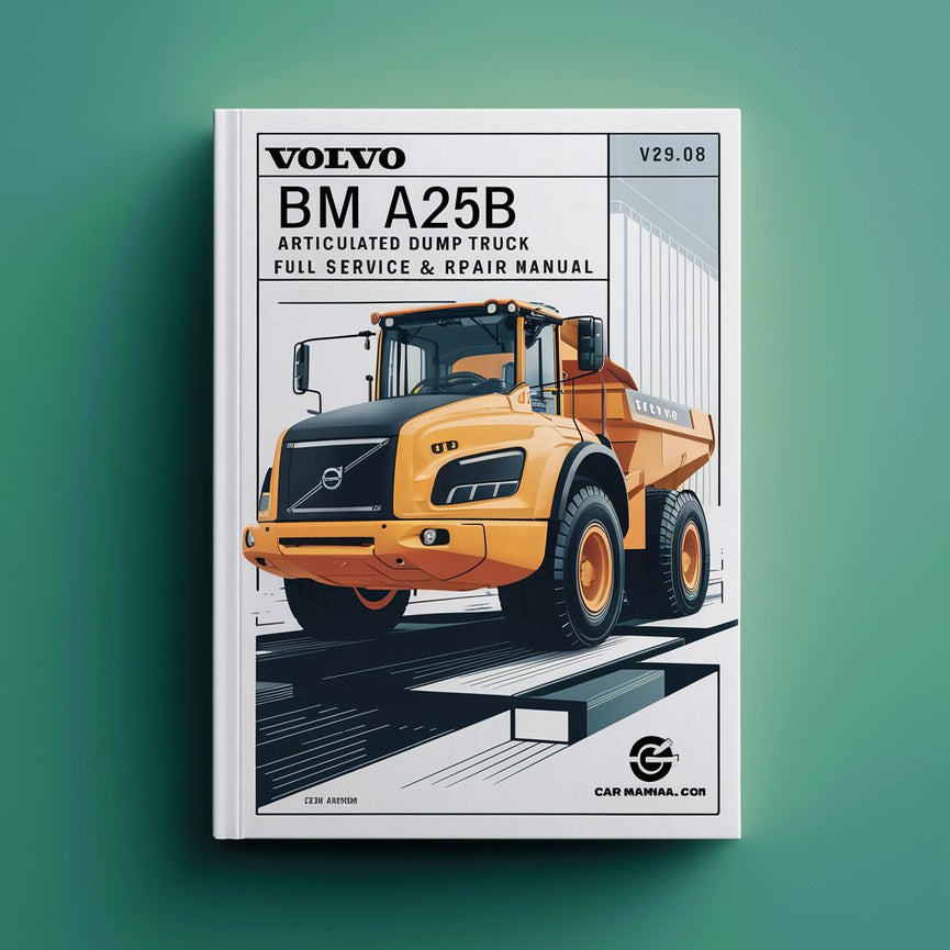 Manual completo de servicio y reparación del camión volquete articulado Volvo BM A25B