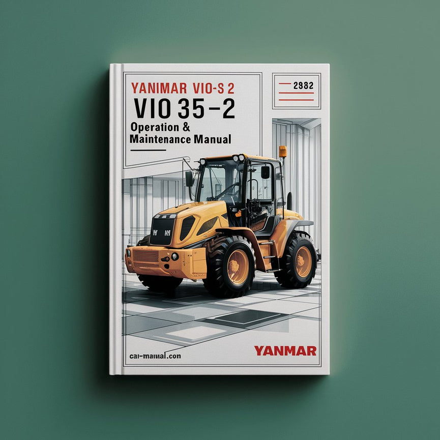 Manual de operación y mantenimiento de la excavadora Yanmar ViO30-2 ViO 35-2 (EP)