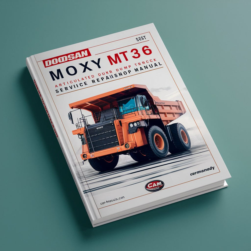 Manuel d'atelier de réparation et d'entretien du camion à benne basculante articulé Doosan Moxy MT36 Télécharger le PDF