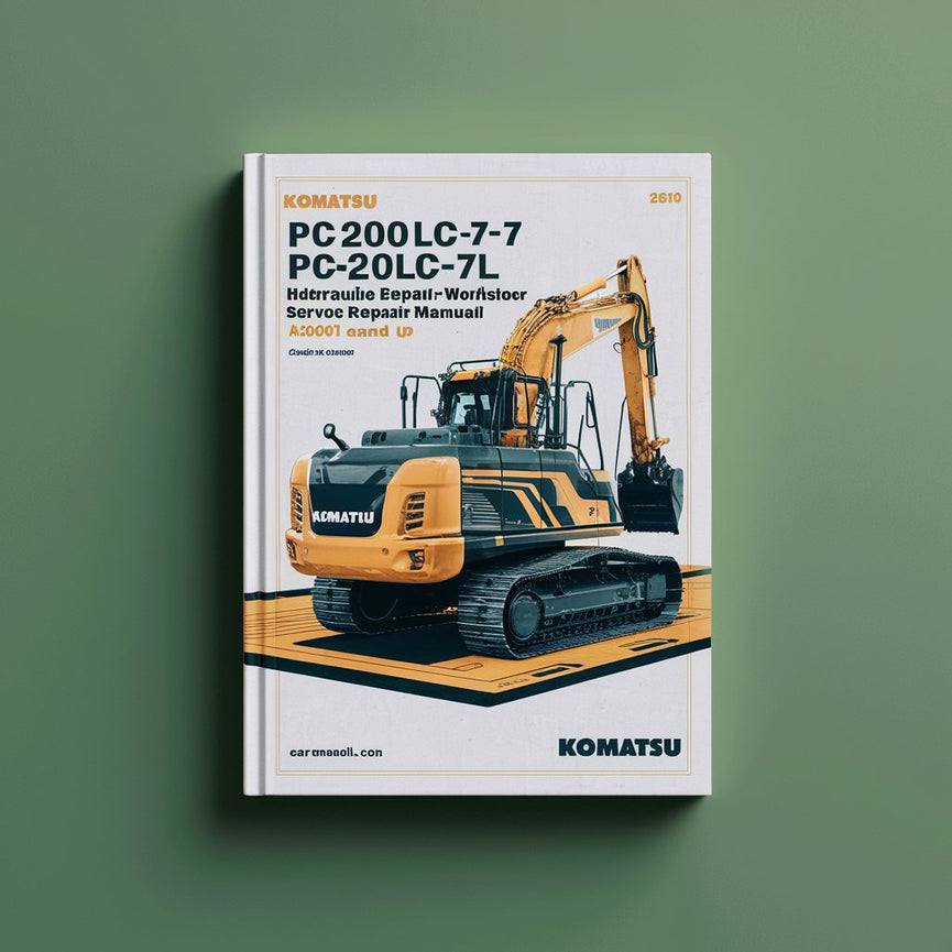 Komatsu PC200LC-7L PC220LC-7L Hydraulic Excavator Service Repair Workshop Manual (A86001 and up) PDF Download