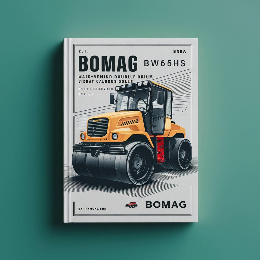 Bomag BW65HS Walk-behind double drum vibrat roller Service Parts Catalogue Manual Instant Download SN101100300181-101100300820 PDF