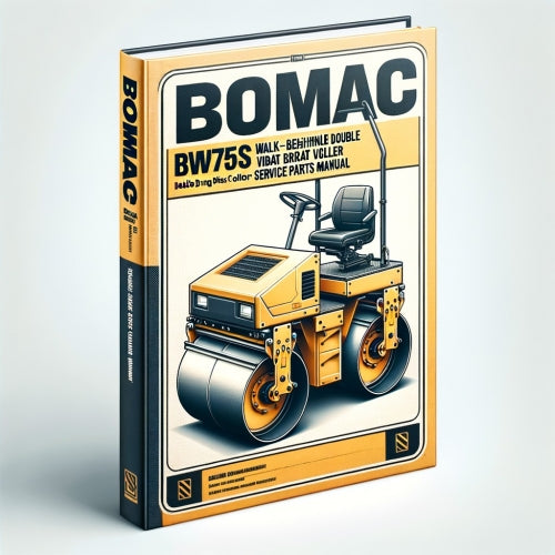 Bomag BW75S Walk-behind double drum vibrat roller Service Parts Catalogue Manual Instant Download SN101020000111-101020006000 PDF