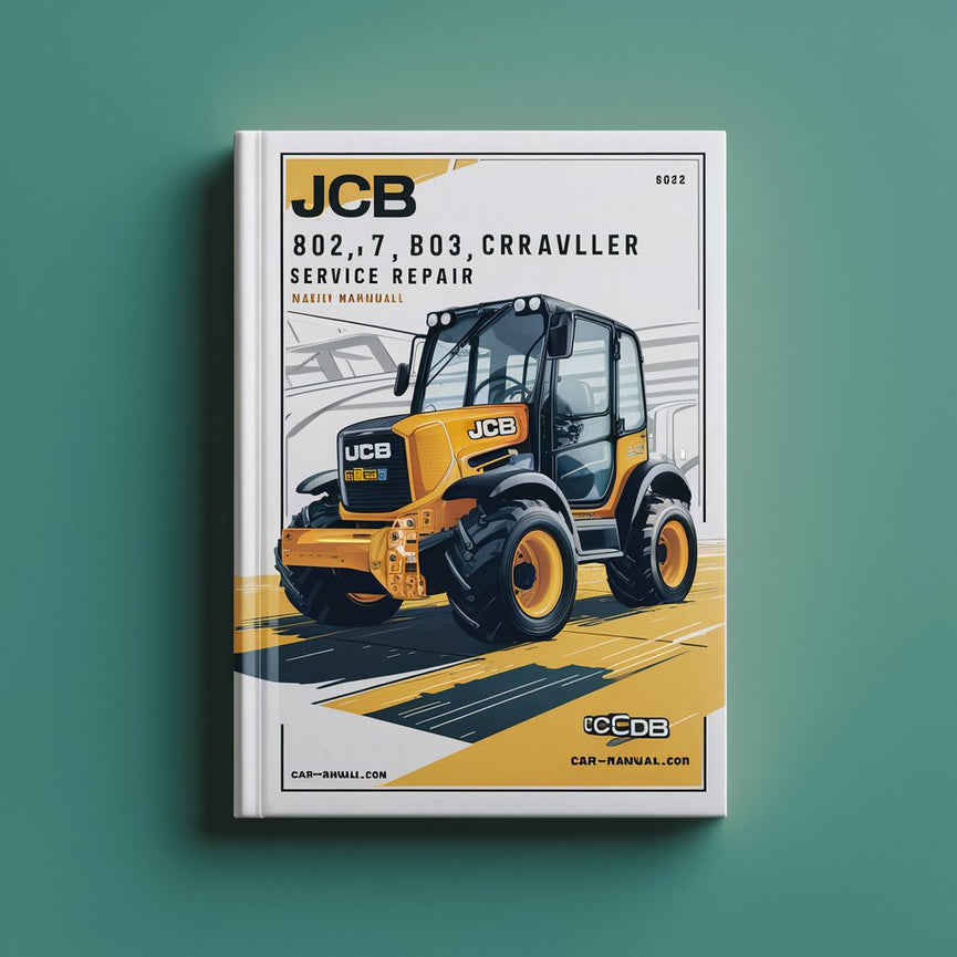 Manual de servicio y reparación de miniexcavadoras sobre cadenas JCB 802.7 803 804