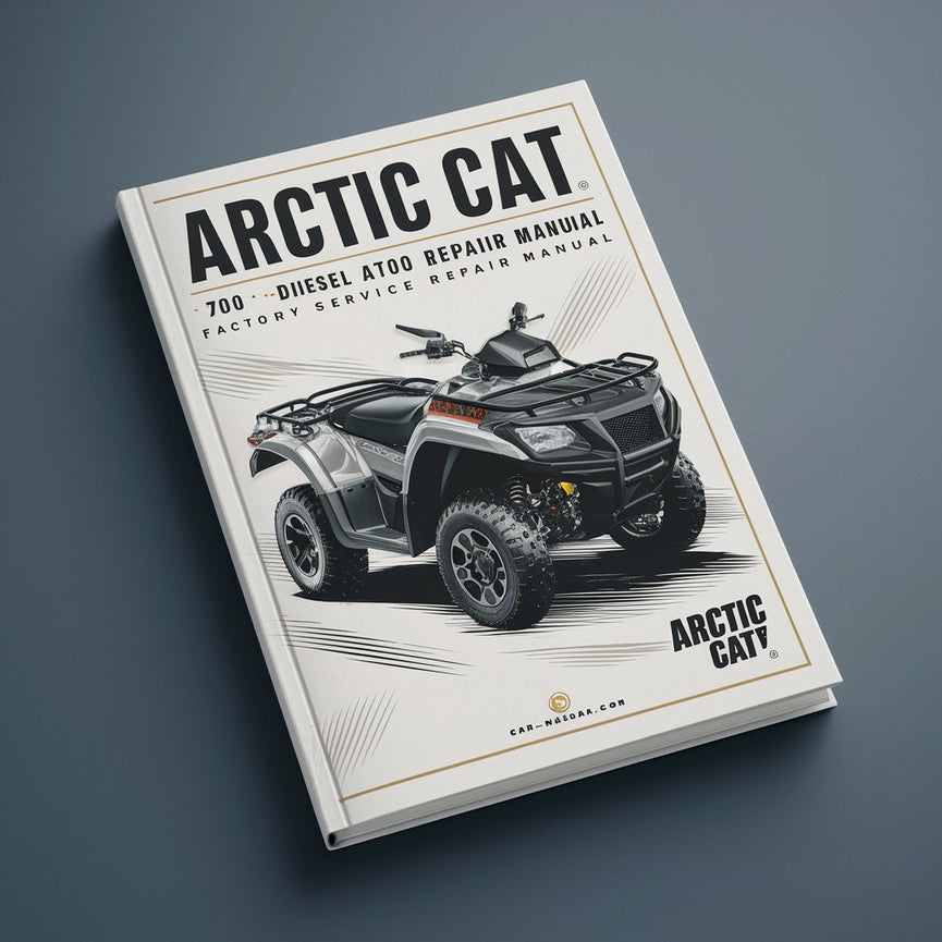 Manual de reparación y servicio de fábrica del ATV Arctic Cat 700 Diesel 2010