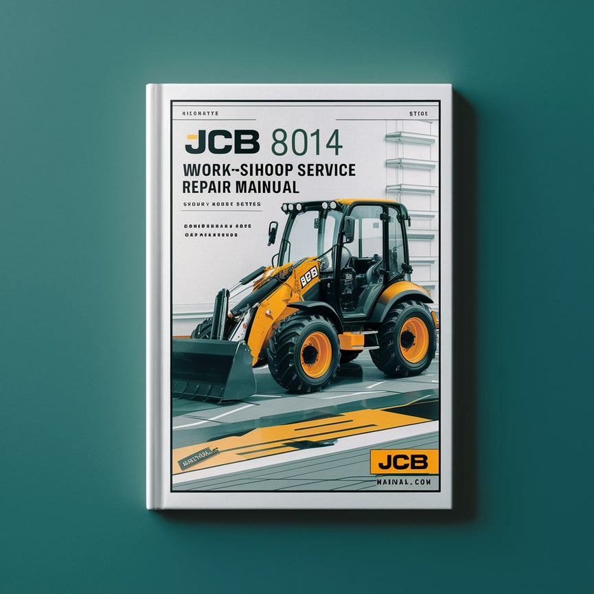 Manual de reparación y servicio del taller de la miniexcavadora JCB 8014