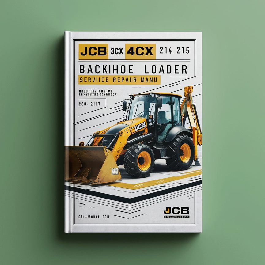 Manual de servicio y reparación de retroexcavadoras JCB 3CX 4CX 214 215 217