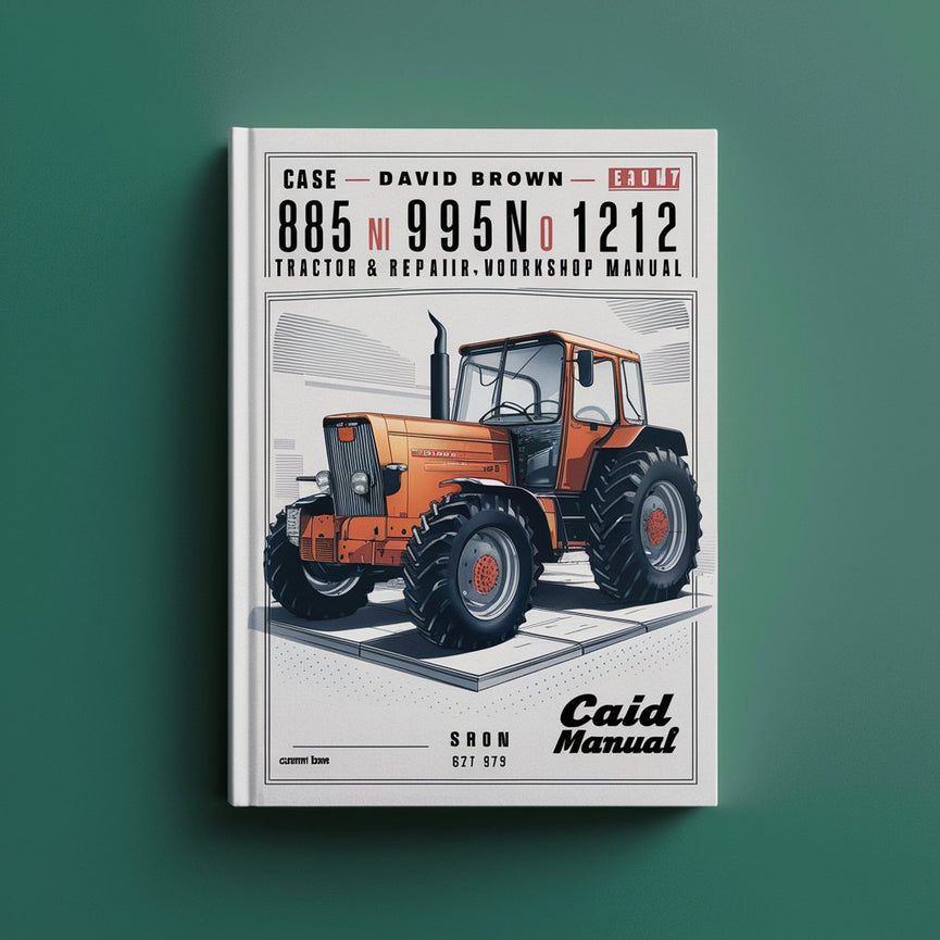 Manual de taller de servicio y reparación del tractor Case David Brown 885 885N 995 1210 1212